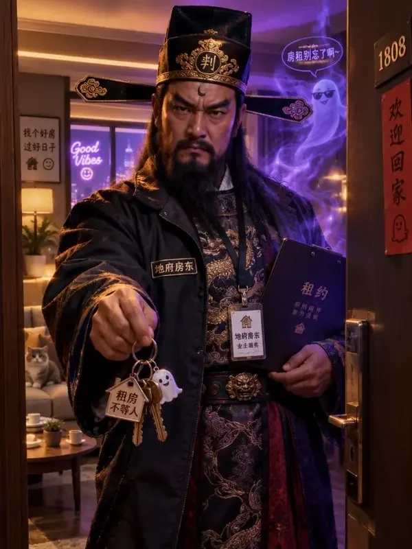 钟馗当起了房东封面